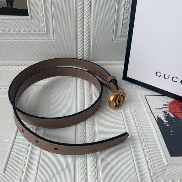 Leather belt with Double  buckle main image 5